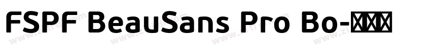 FSPF BeauSans Pro Bo字体转换
